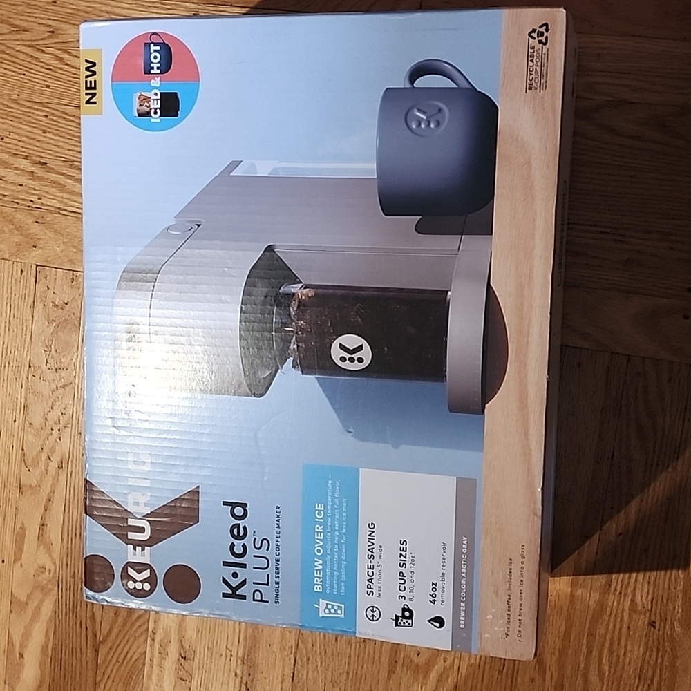 Keurig K-Iced Plus Single-Serve K-Cup Pod Coffee Maker with Iced Coffee Option